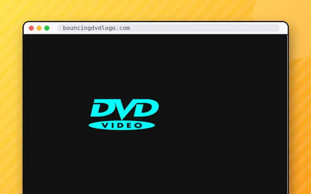 Bouncing DVD Logo: preview of bouncingdvdlogo.com
