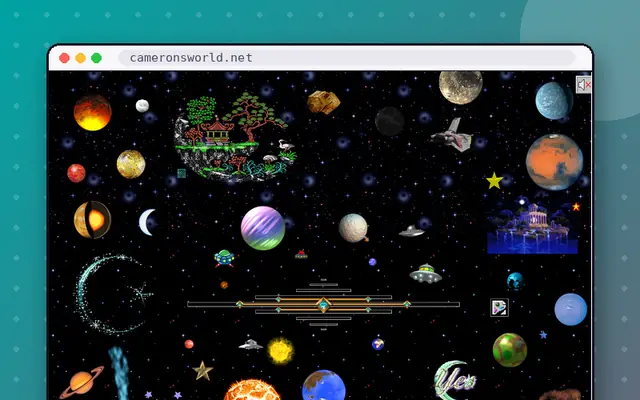 Cameron's World: preview of cameronsworld.net