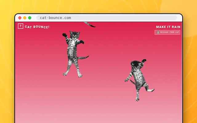 Cat Bounce: preview of cat-bounce.com