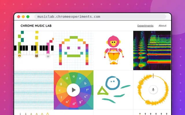 Chrome Music Lab: preview of musiclab.chromeexperiments.com