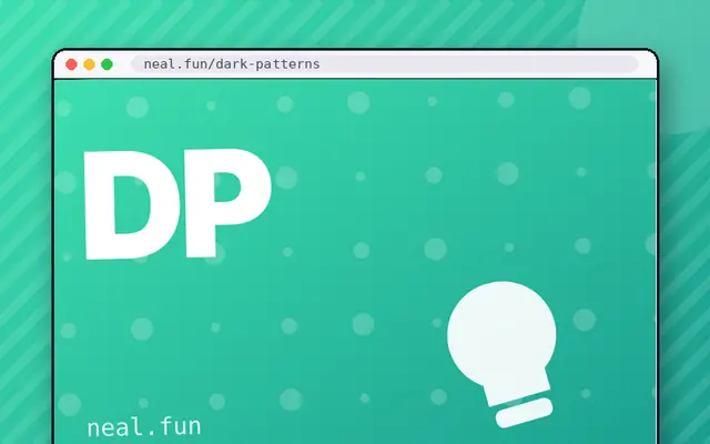 Dark Patterns: preview of neal.fun