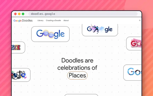 Google Doodles: preview of doodles.google