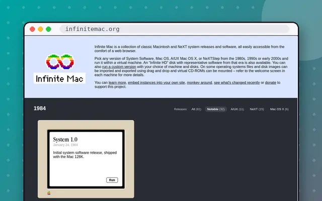 Infinite Mac: preview of infinitemac.org