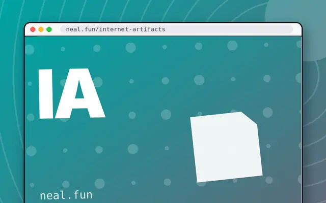 Internet Artifacts: preview of neal.fun