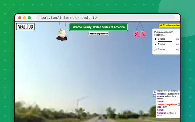 Internet Roadtrip: preview of neal.fun
