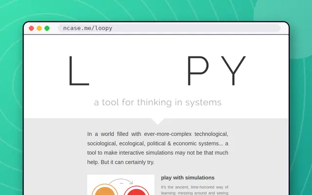 LOOPY: preview of ncase.me