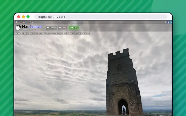 MapCrunch: preview of mapcrunch.com