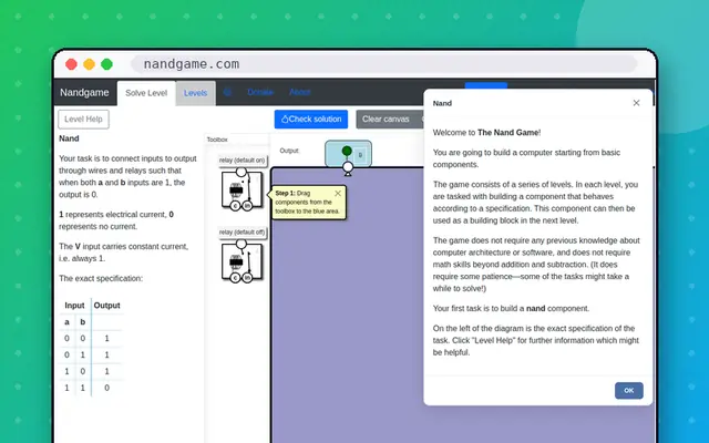 NandGame: preview of nandgame.com