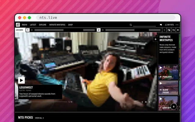 NTS Radio: preview of nts.live