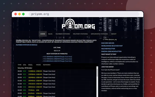 Priyom.org: preview of priyom.org