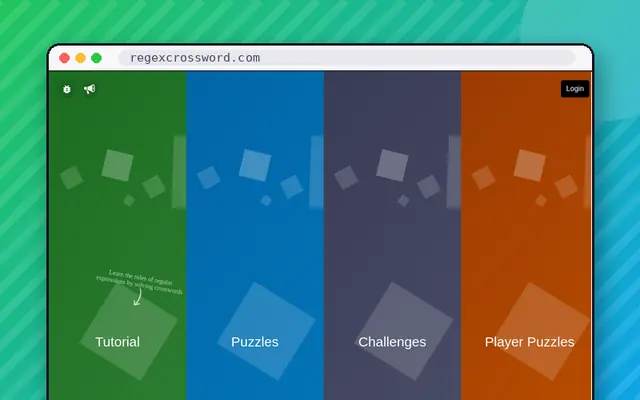Regex Crossword: preview of regexcrossword.com