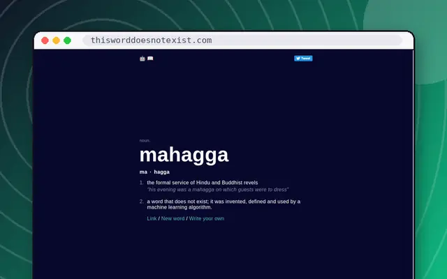 This Word Does Not Exist: preview of thisworddoesnotexist.com