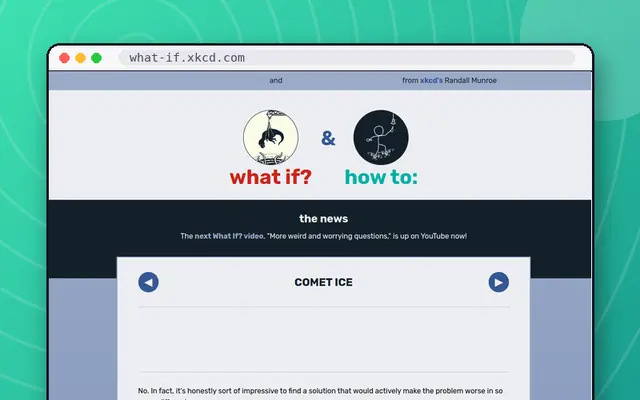 What If?: preview of what-if.xkcd.com