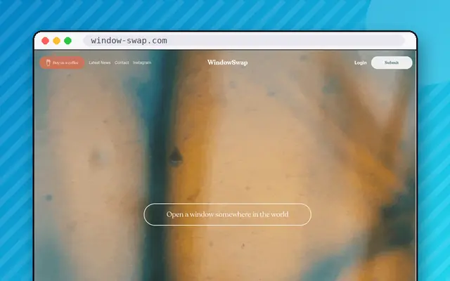 WindowSwap: preview of window-swap.com